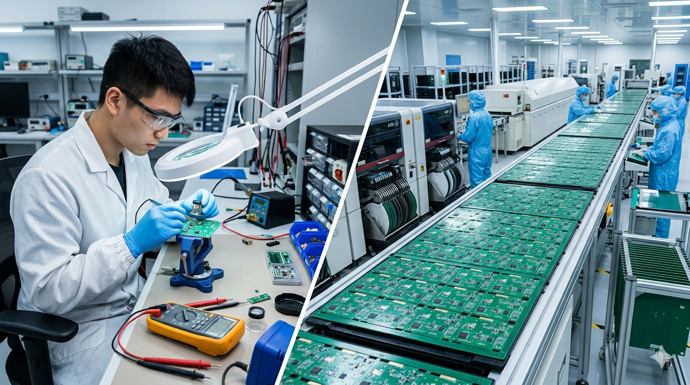 PCB Prototype vs Mass Production Cost Breakdown