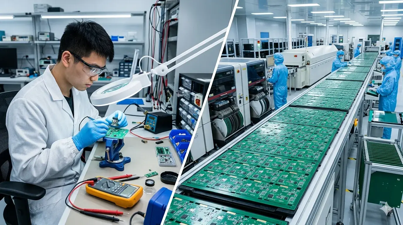 PCB Prototype vs Mass Production Cost Breakdown